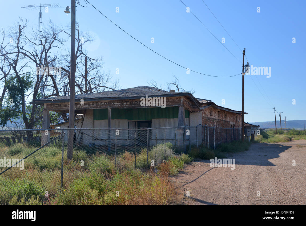 1908 Richardson's Store, Montoya, New Mexico. A Route 66 stop heading