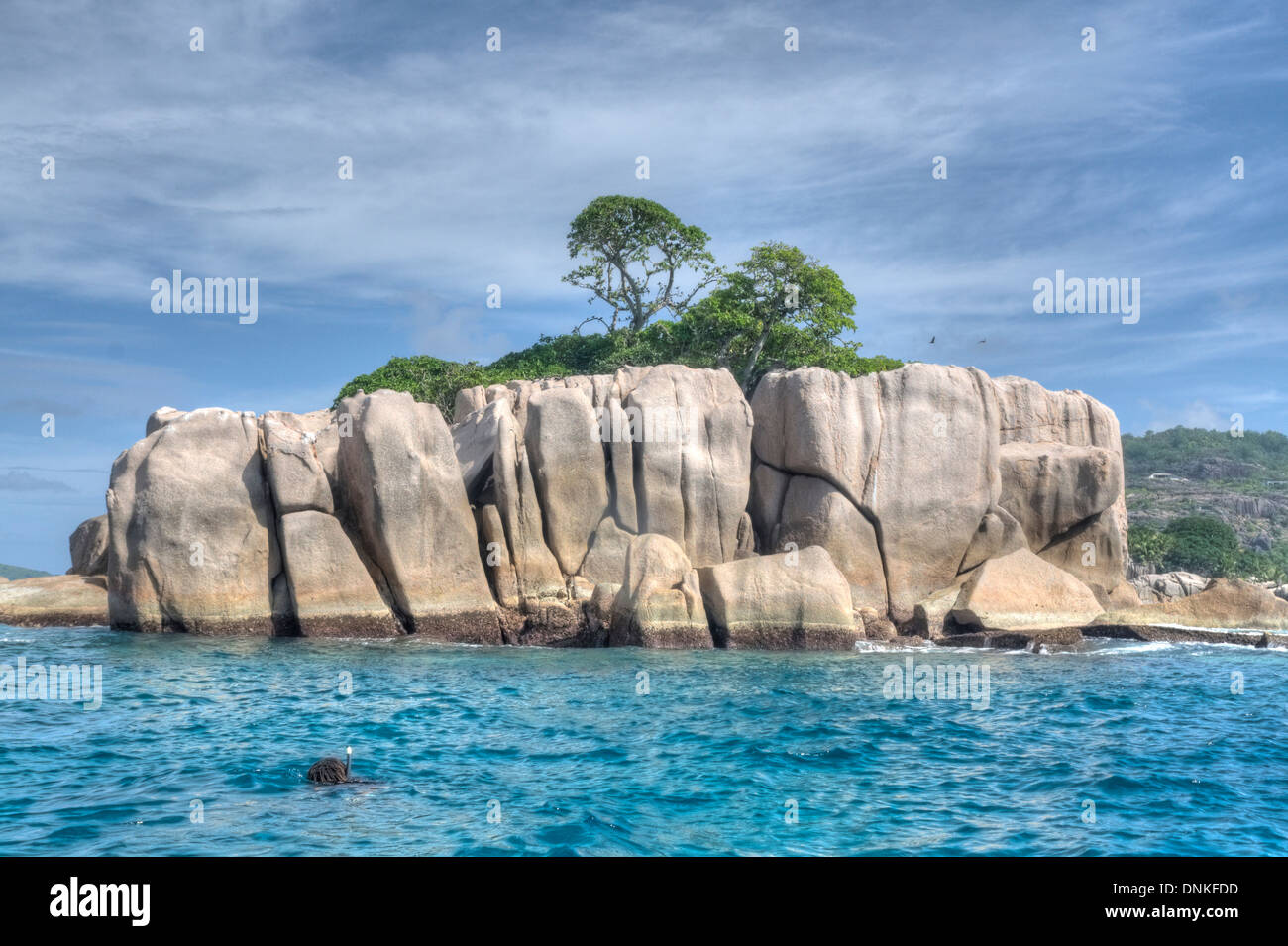 Island Coco at Seychelles. Indian Ocean. Coco Island Stock Photo Alamy