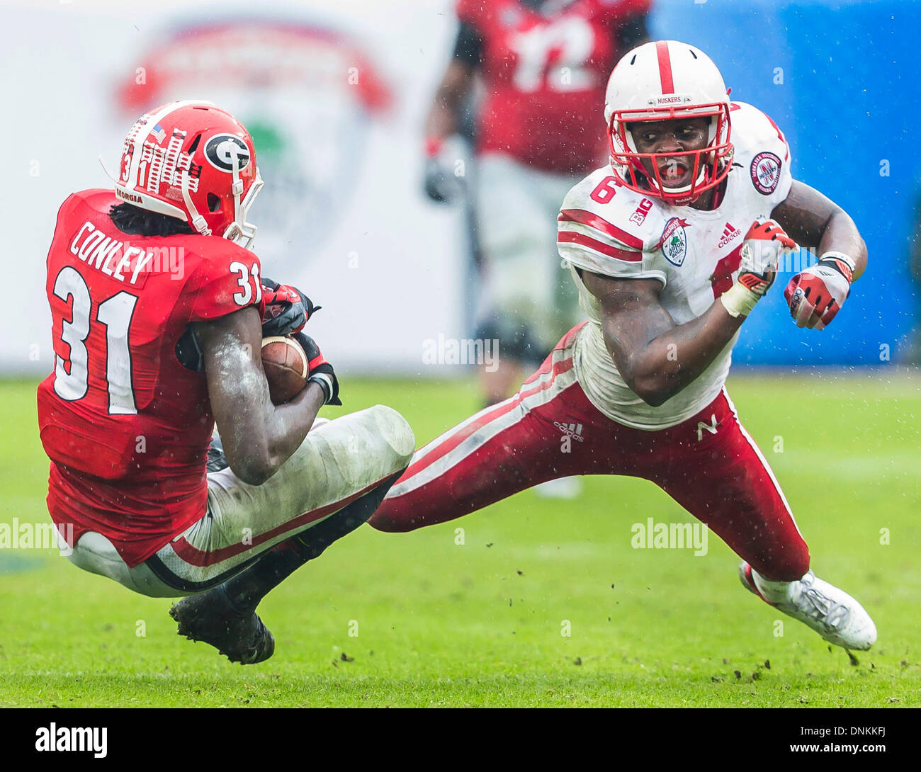 Jacksonville, Florida, USA. 01st Jan, 2014. Nebraska Cornhuskers safety
