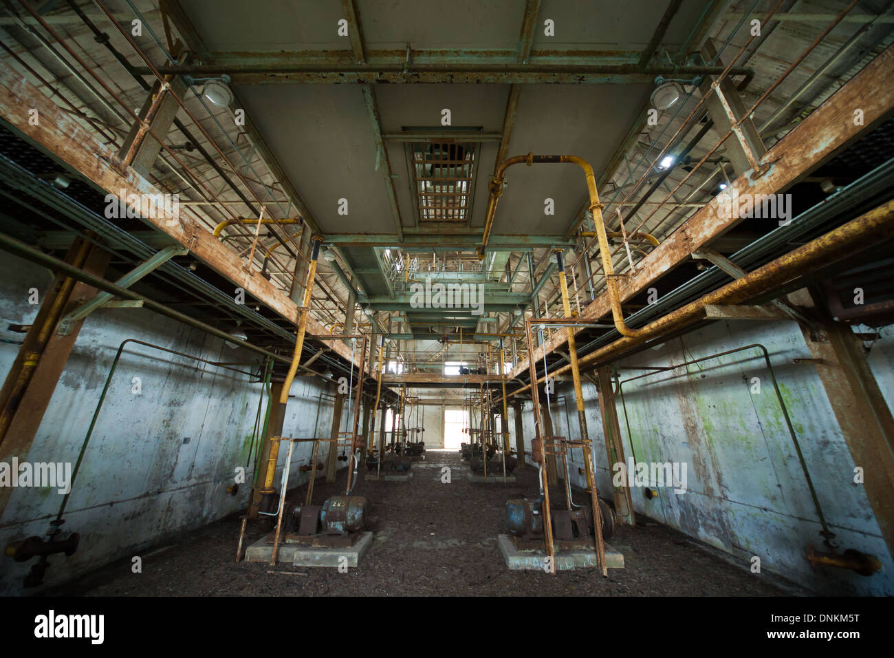 Disused Royal Ordnance Explosives factory at Bishopton, near Glasgow