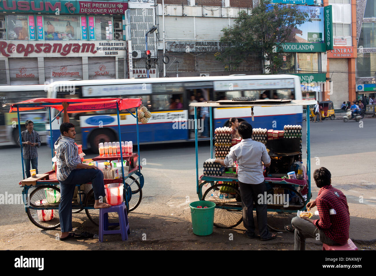 Street Food of India Stock Photo - Alamy