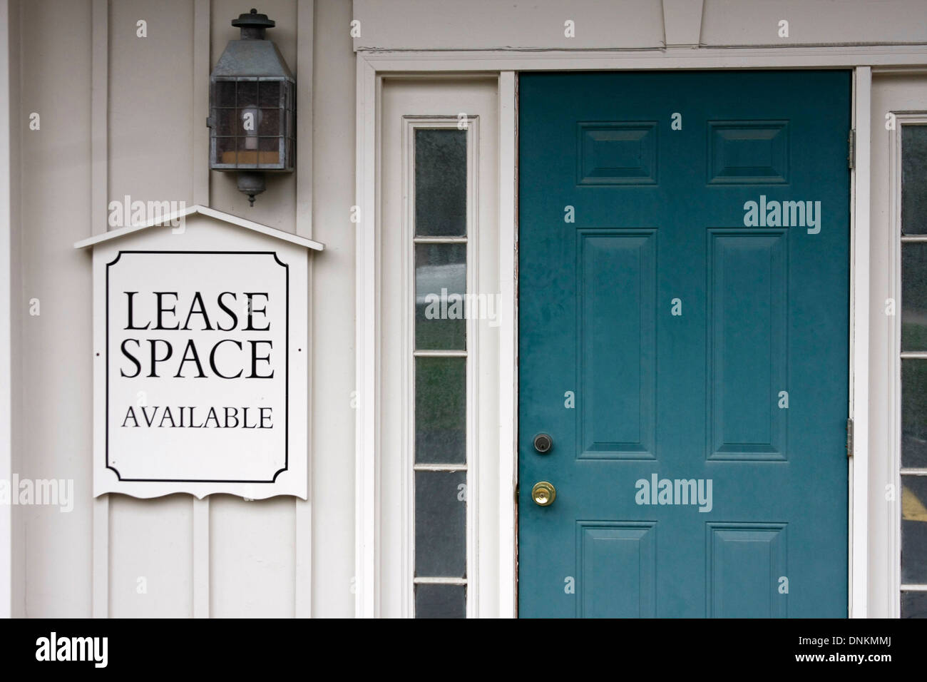 Lease Space Available sign on a office building Stock Photo: 64972226