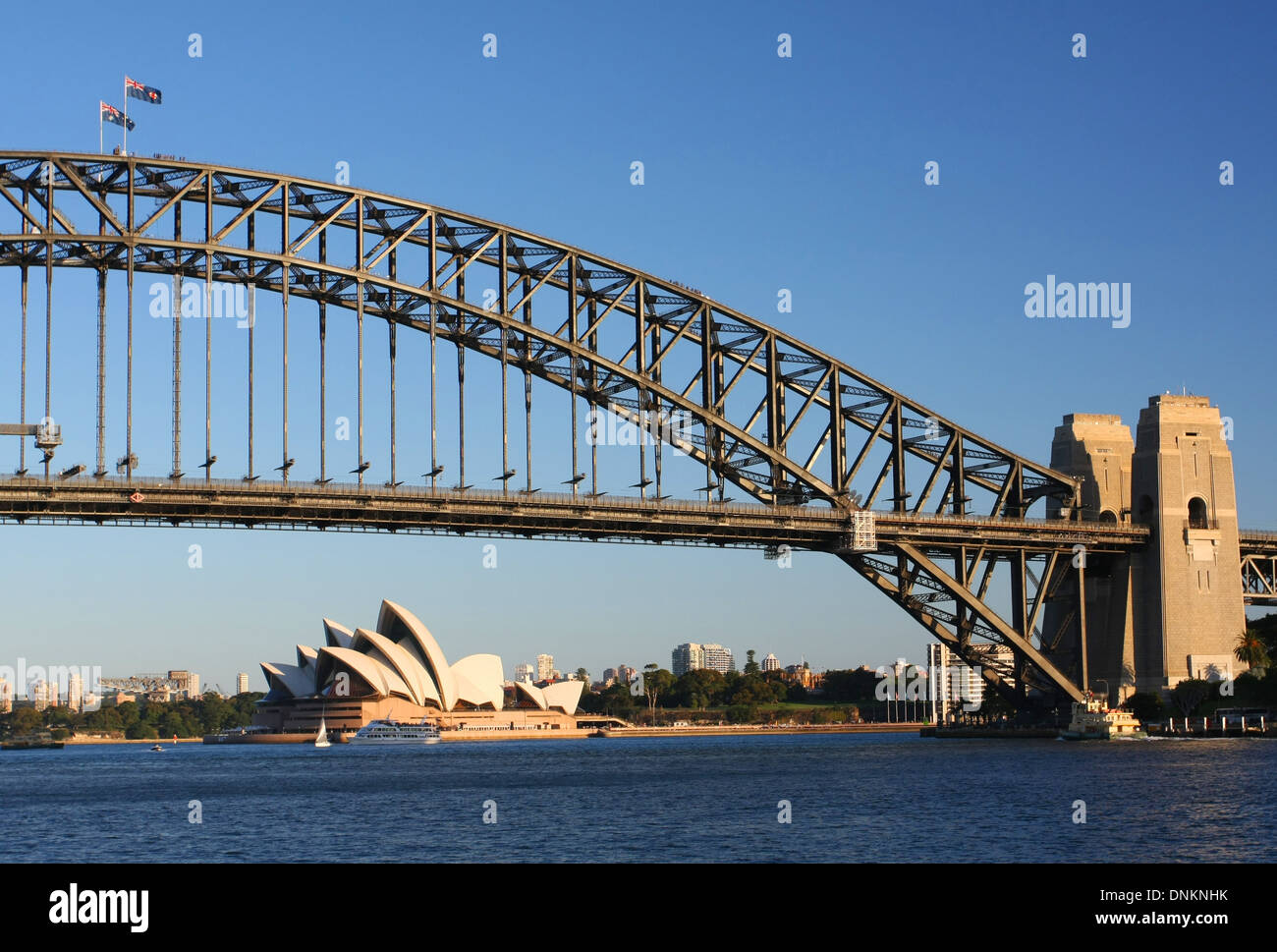 Sydney Opera House And Harbour Bridge In Australia Stock Photo Alamy