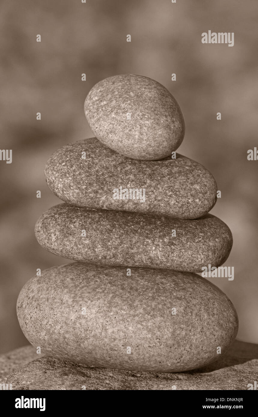 pile of zen stones Stock Photo - Alamy