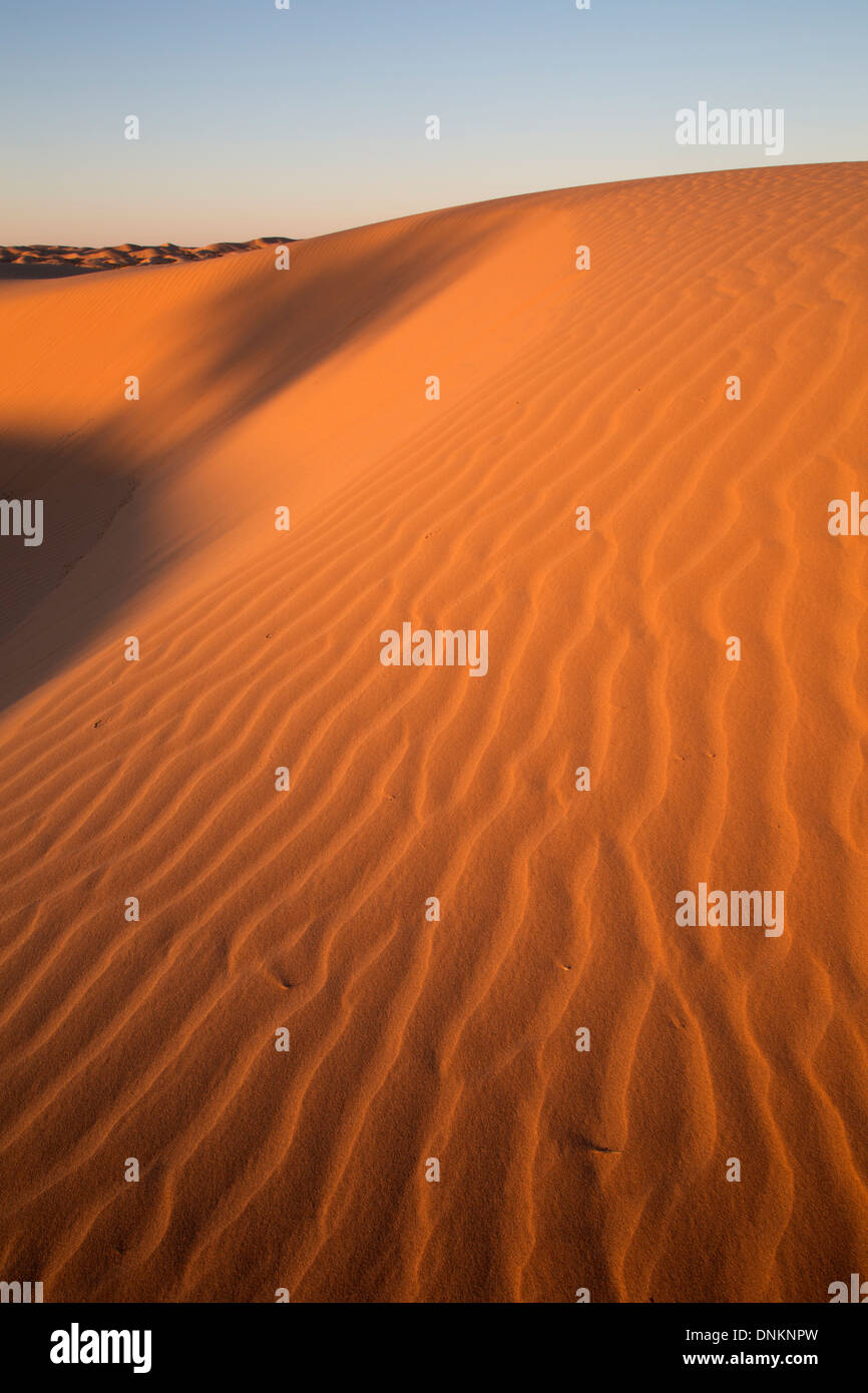 Algodones Sand Dunes, Imperial Sand Dunes national Monument, Southeastern California Stock Photo