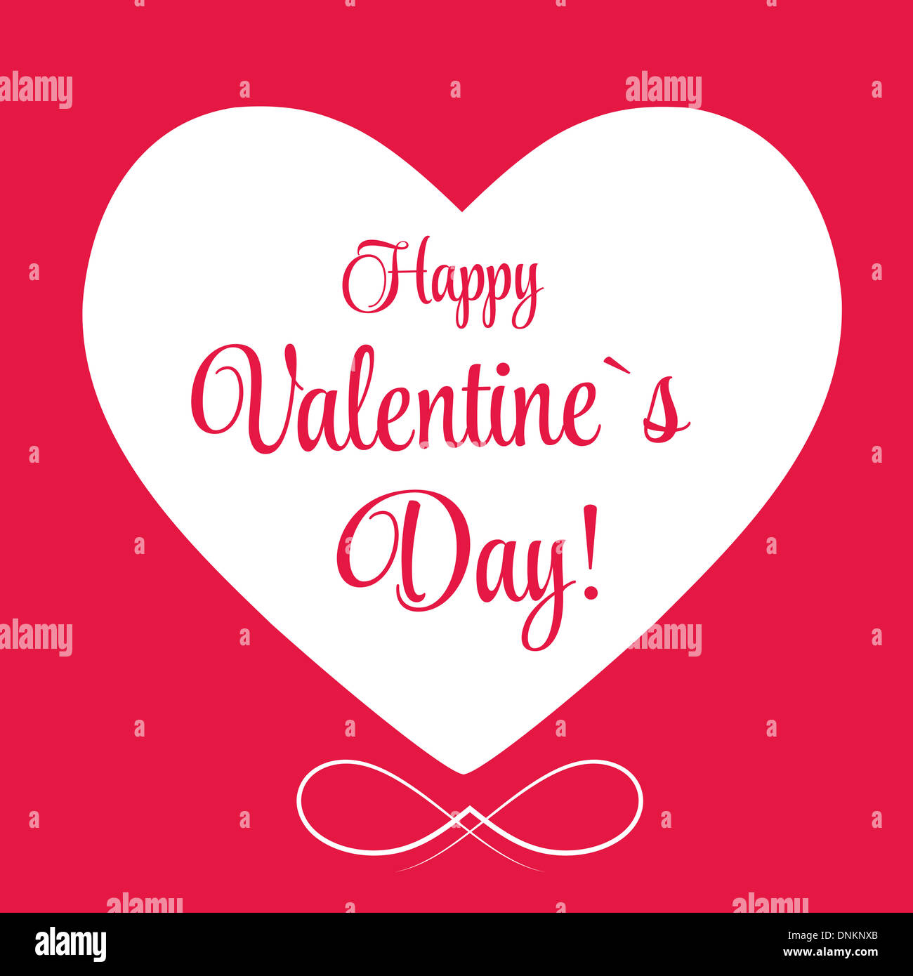 Vector St Valentine day's greeting card Stock Photo - Alamy
