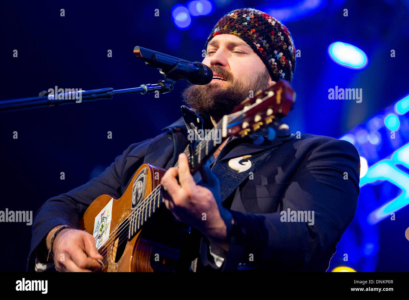 Detroit, Michigan, USA. 1st Jan, 2014. Lead Singer ZAC BROWN of the Zac
