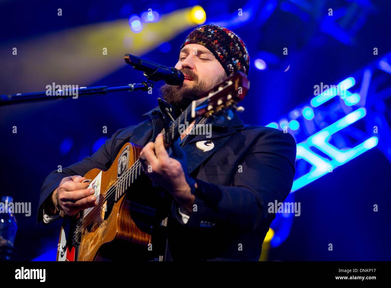 Detroit, Michigan, USA. 1st Jan, 2014. Lead Singer ZAC BROWN of the Zac