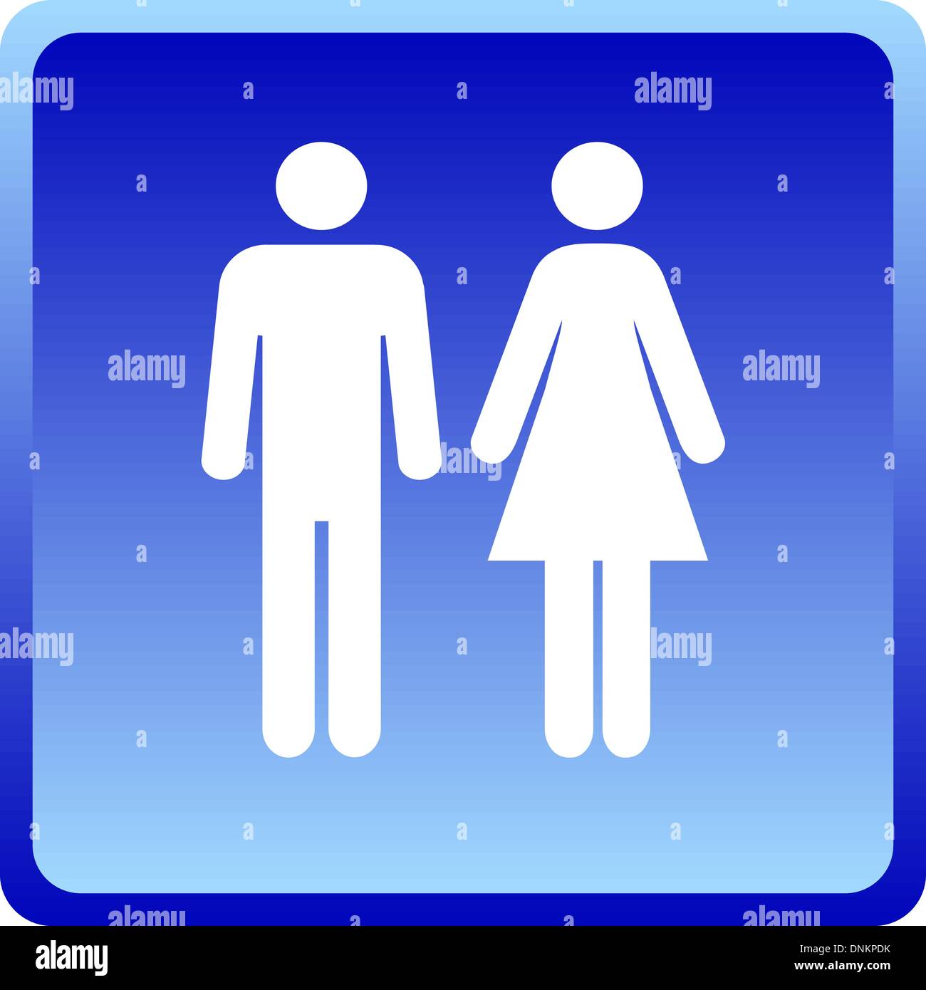 Vector Man & Woman icon over blue background Stock Vector Image & Art ...