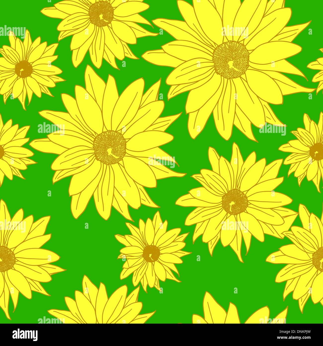 Seamless wallpaper with beautiful flowers Stock Vector Image & Art - Alamy