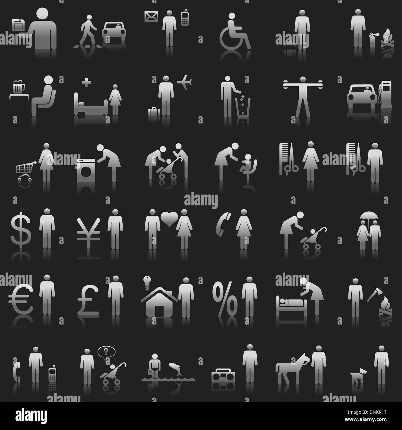 Website and Internet Icons -- People Stock Vector Image & Art - Alamy