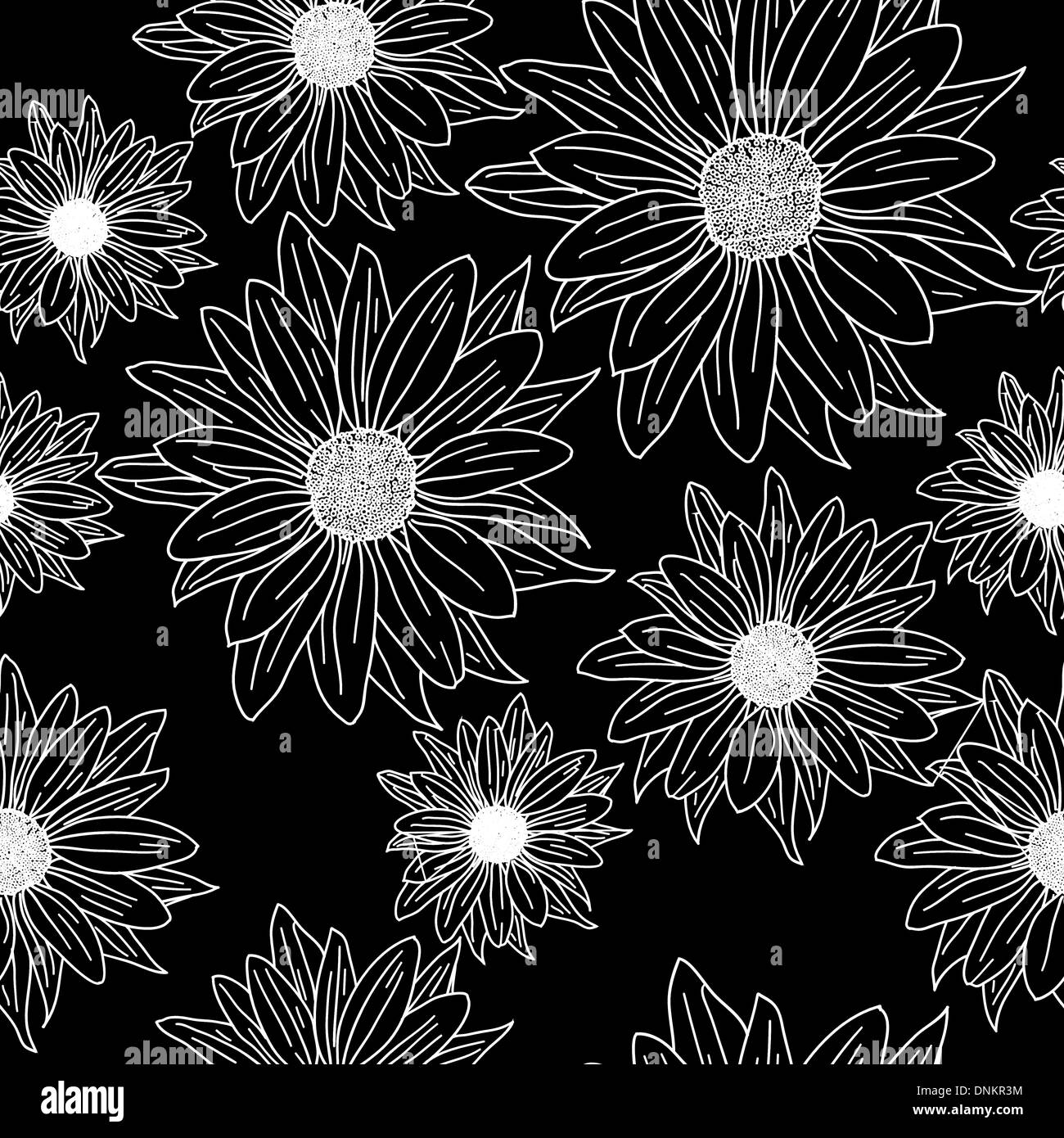 Seamless wallpaper with beautiful flowers Stock Vector Image & Art - Alamy