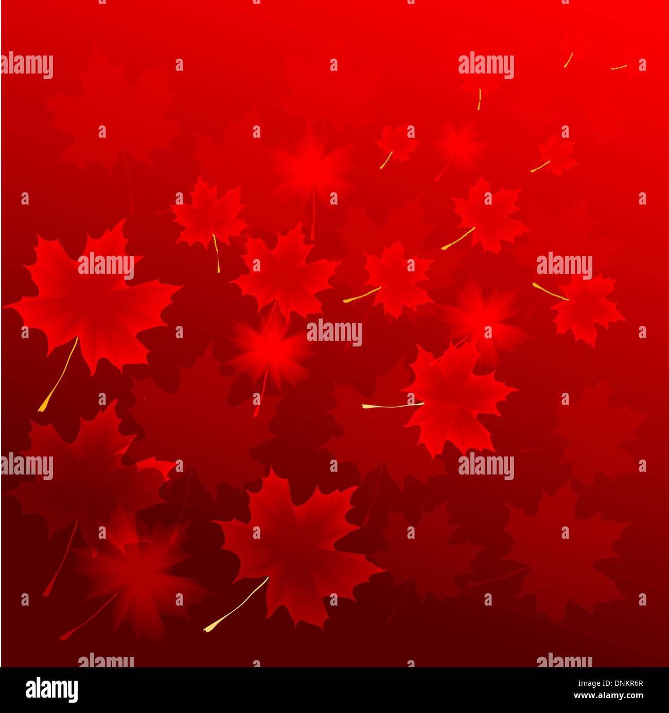 Abstract autumn background from flying leaves of a maple Stock Vector ...