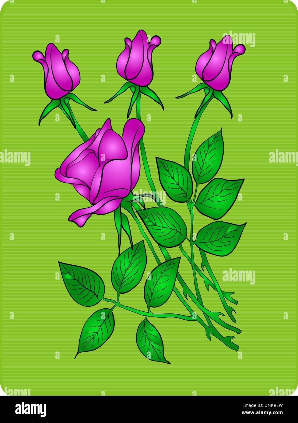 EPS 10 Beautiful red rose, vector illustration Stock Vector Image & Art ...