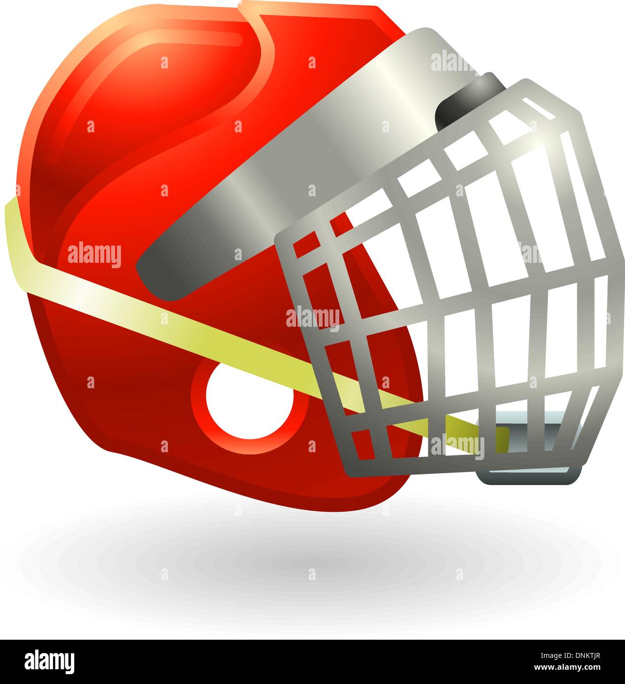Illustration of a hockey helmet Stock Vector Image & Art - Alamy