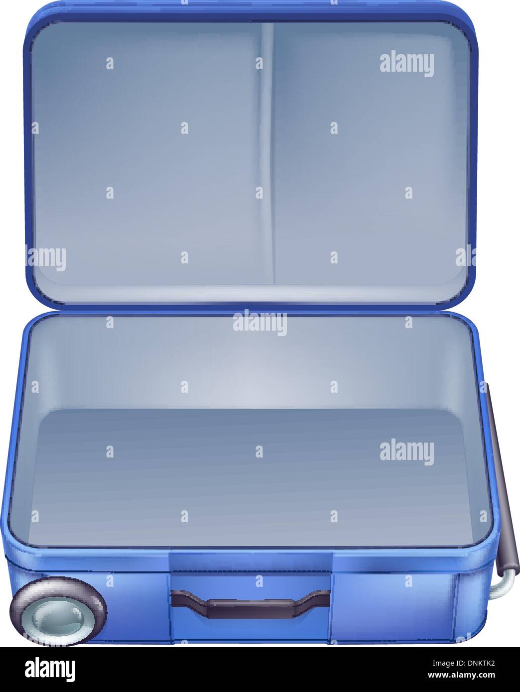 Empty suitcase with wheels Stock Vector Images Alamy