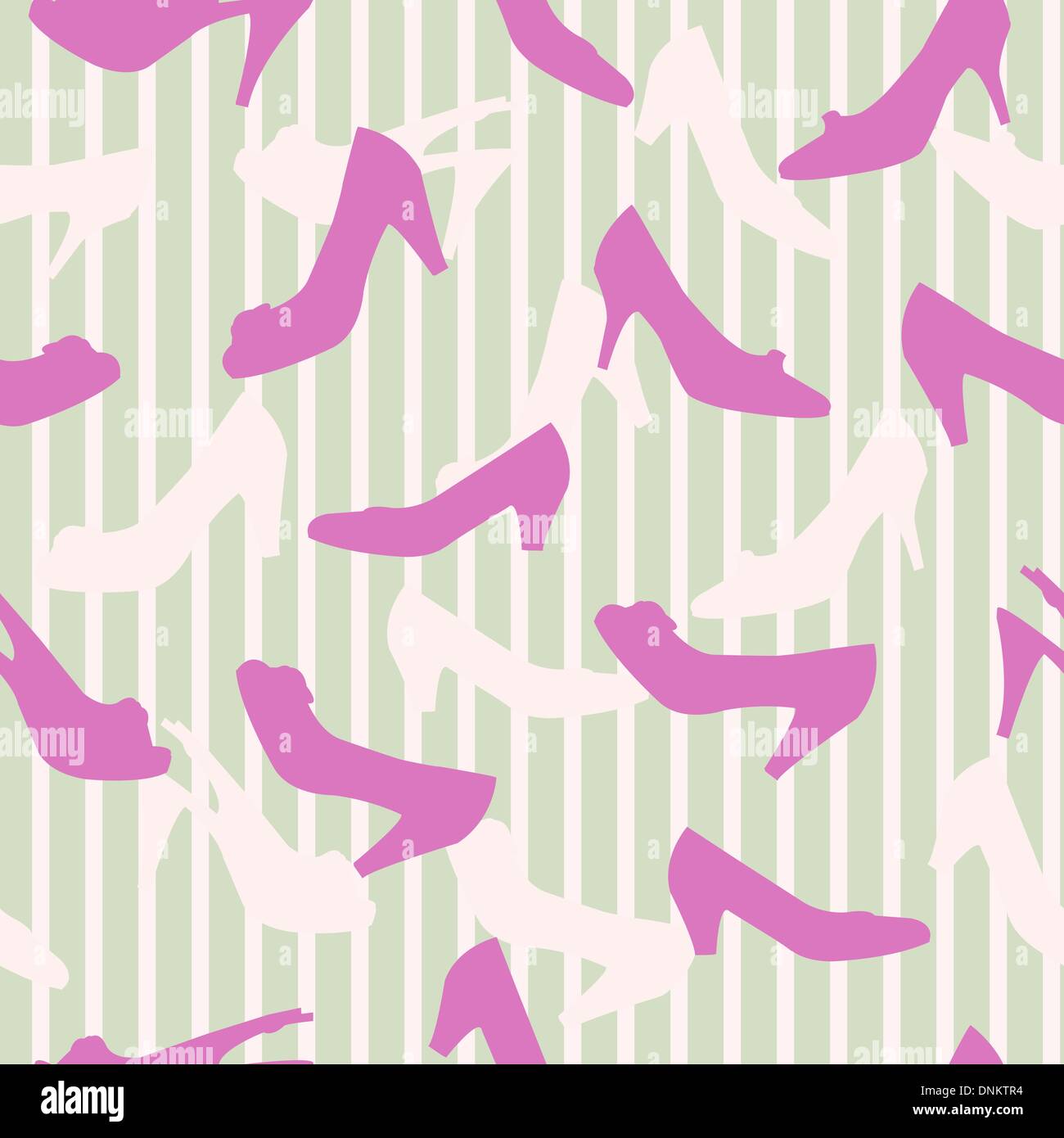 woman shoes seamless pattern illustration background Stock Vector Image ...