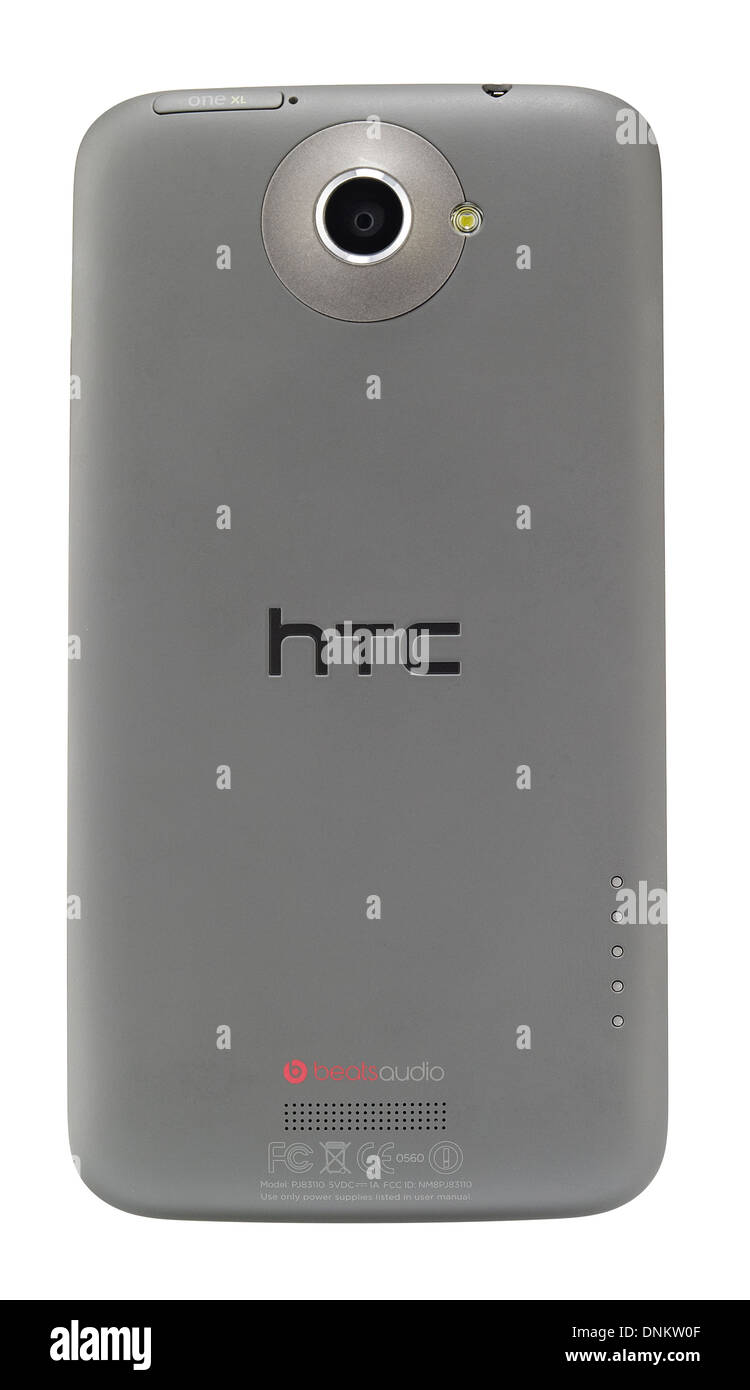 HTC One XL mobile smartphone back
