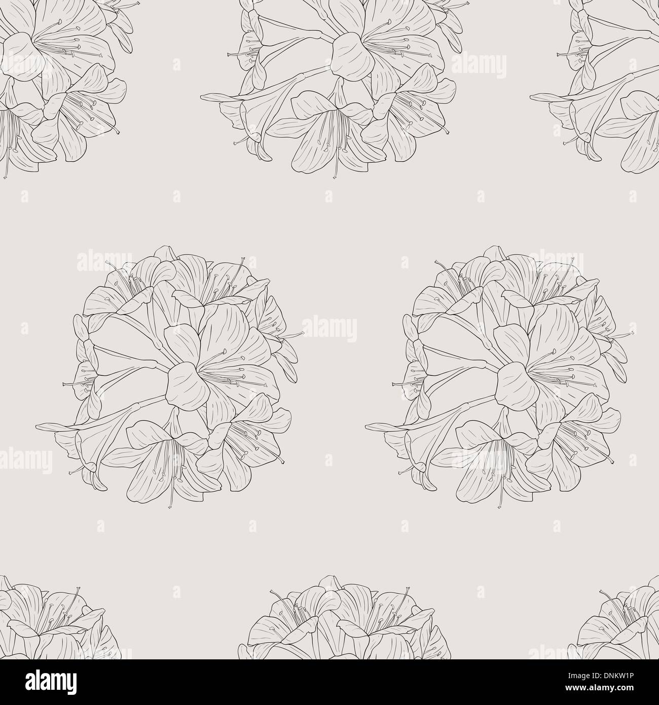seamless wallpaper bouquet of lilies Stock Vector Image & Art - Alamy