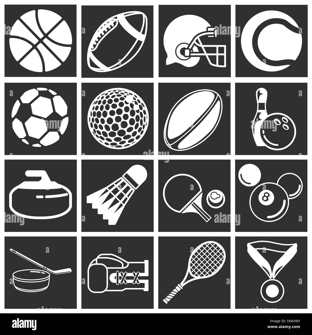 series sport icons Stock Vector Image & Art - Alamy
