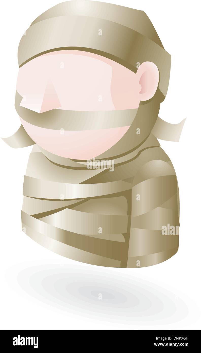 Illustration of a mummy Stock Vector
