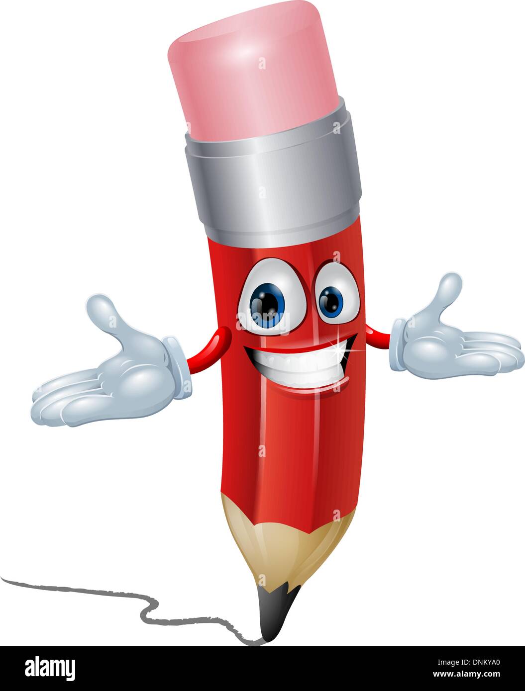 Illustration of a happy fun pencil cartoon character drawing and smiling Stock Vector Image & Art - Alamy Illustration of a happy fun pencil cartoon character drawing and smiling Stock Vector Image & Art - Alamy
