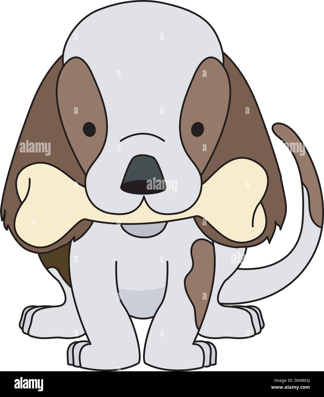 Dog holding in mouth Stock Vector Images Alamy