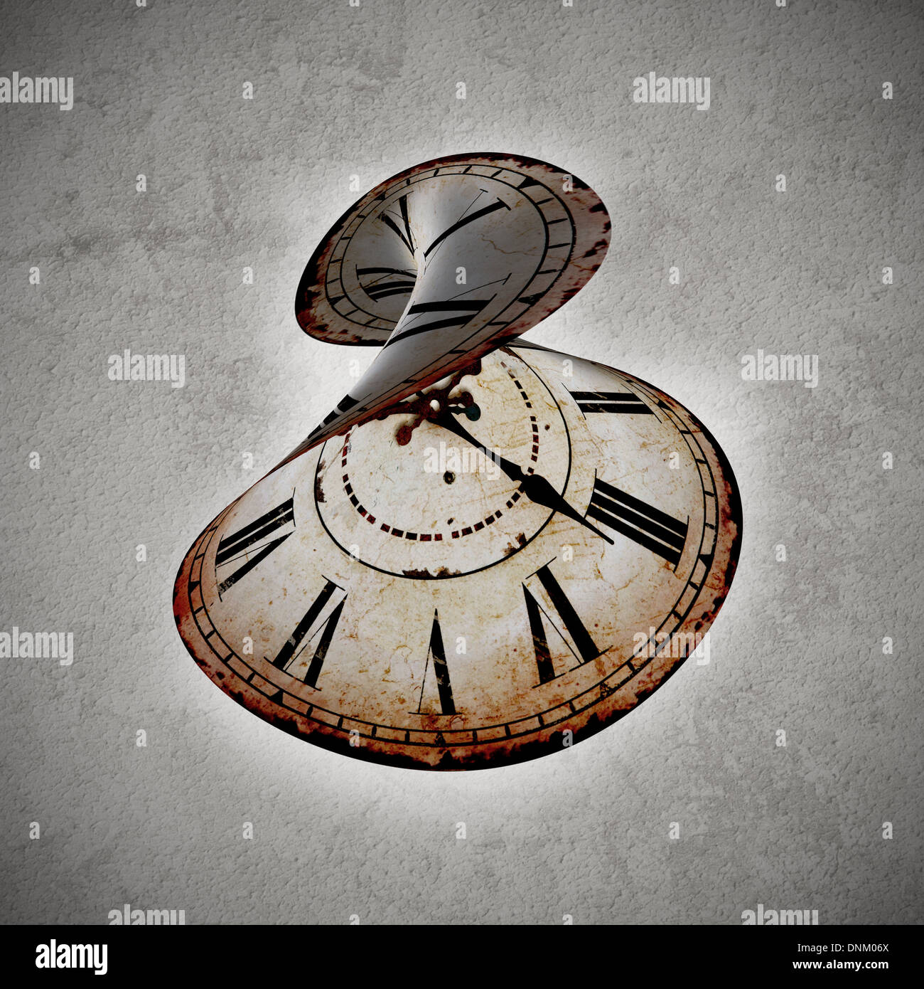 vintage clock broken, concept of time out Stock Photo Alamy