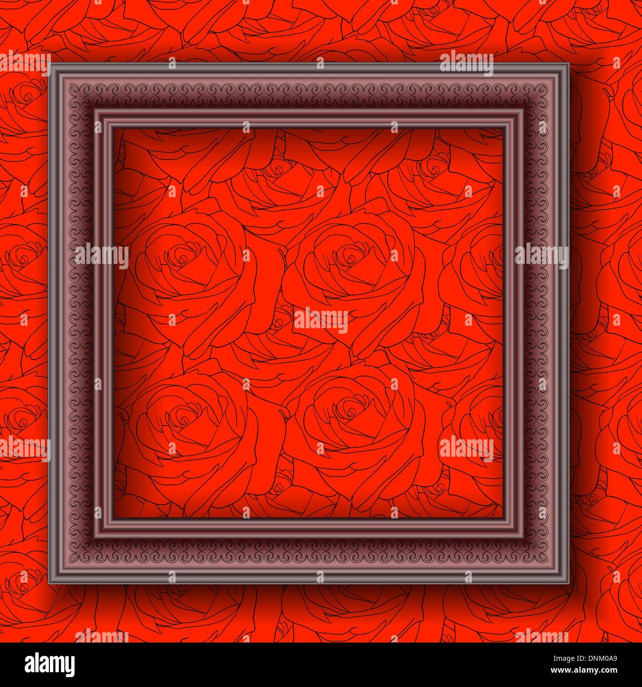 Frames on the wall. Vector illustration Stock Vector Image & Art - Alamy