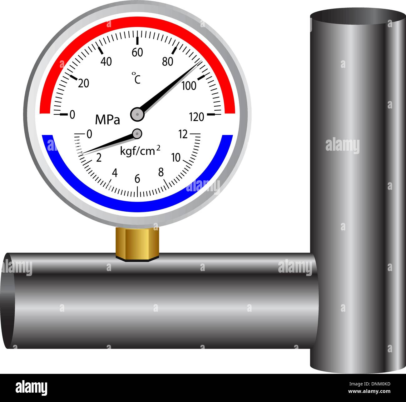 gas manometer isolated on white background Stock Vector Image & Art Alamy