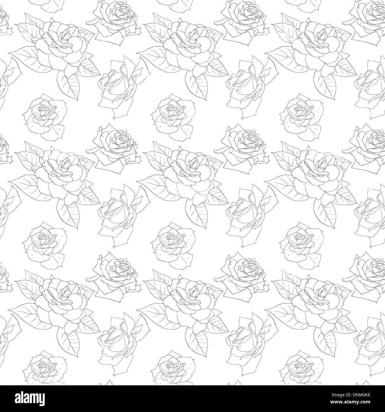 Seamless wallpaper with beautiful flowers Stock Vector Image & Art - Alamy