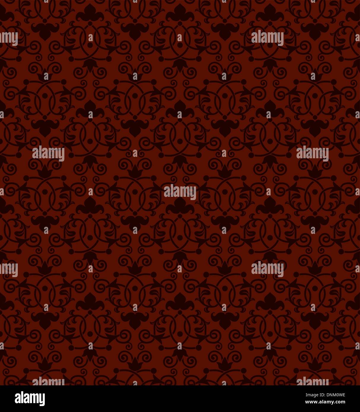 A seamless tiling antique Victorian style background pattern Stock Vector