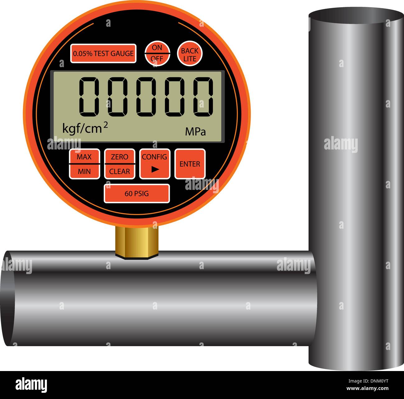 gas manometer isolated on white background Stock Vector Image & Art Alamy