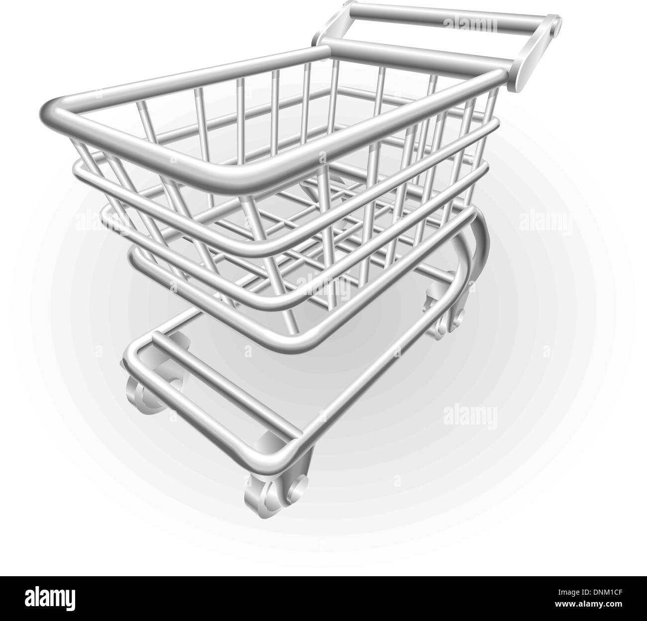 Illustration of a silver metallic trolley Stock Vector Image & Art - Alamy
