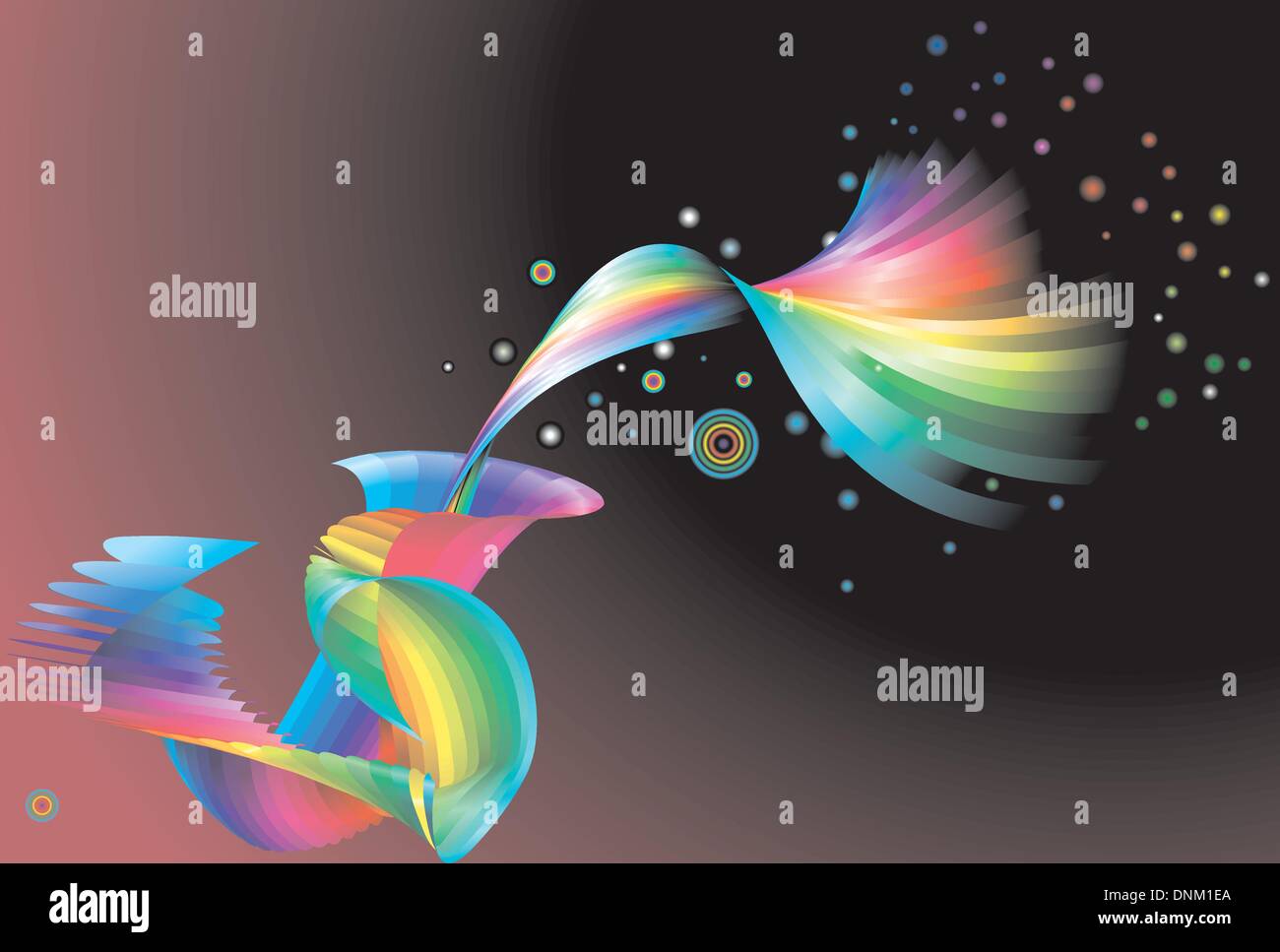 An abstract rainbow background Stock Vector Image & Art - Alamy