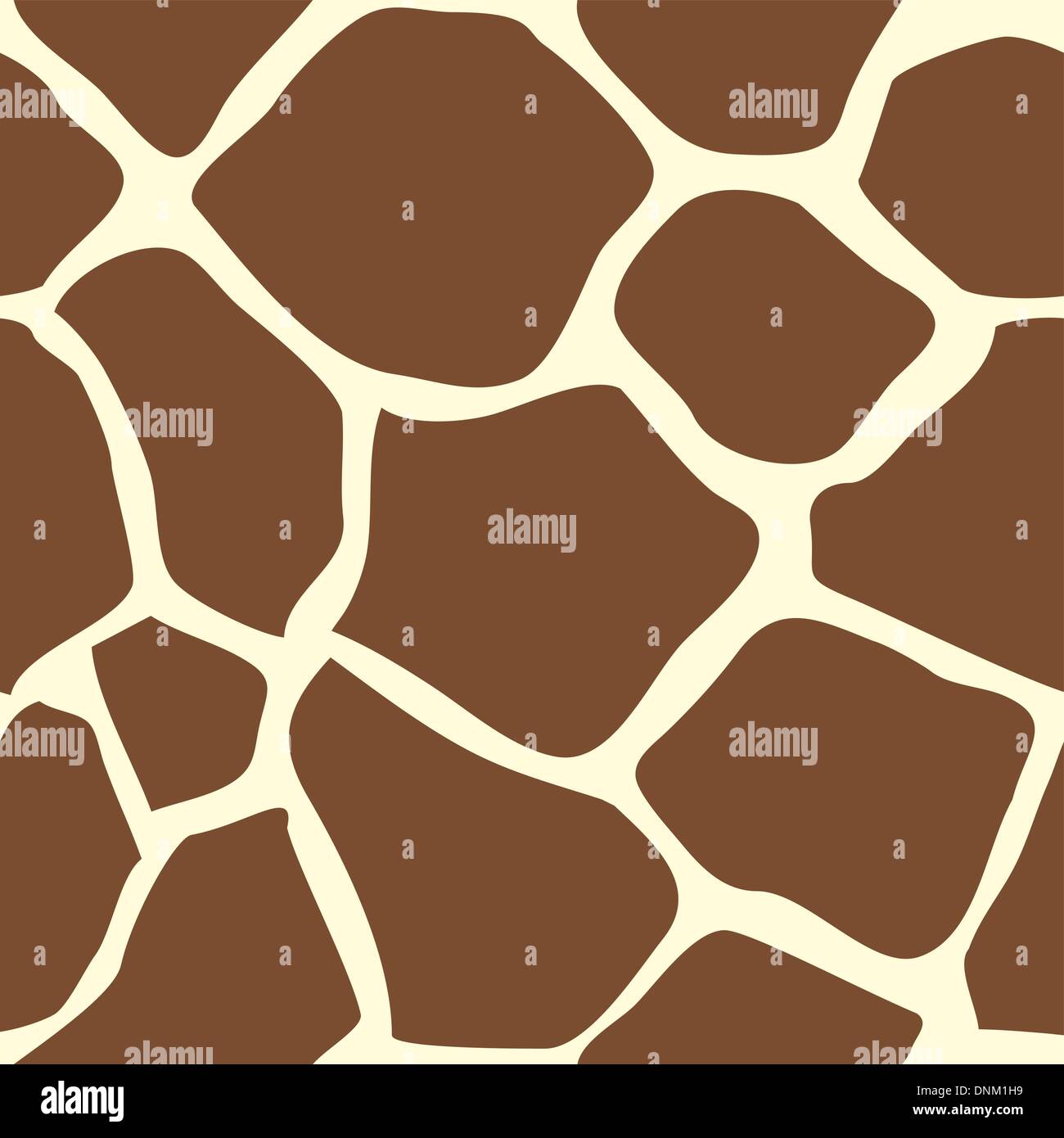 Seamless giraffe tiling animal print pattern. Created especially to look at their best when tiled. Stock Vector