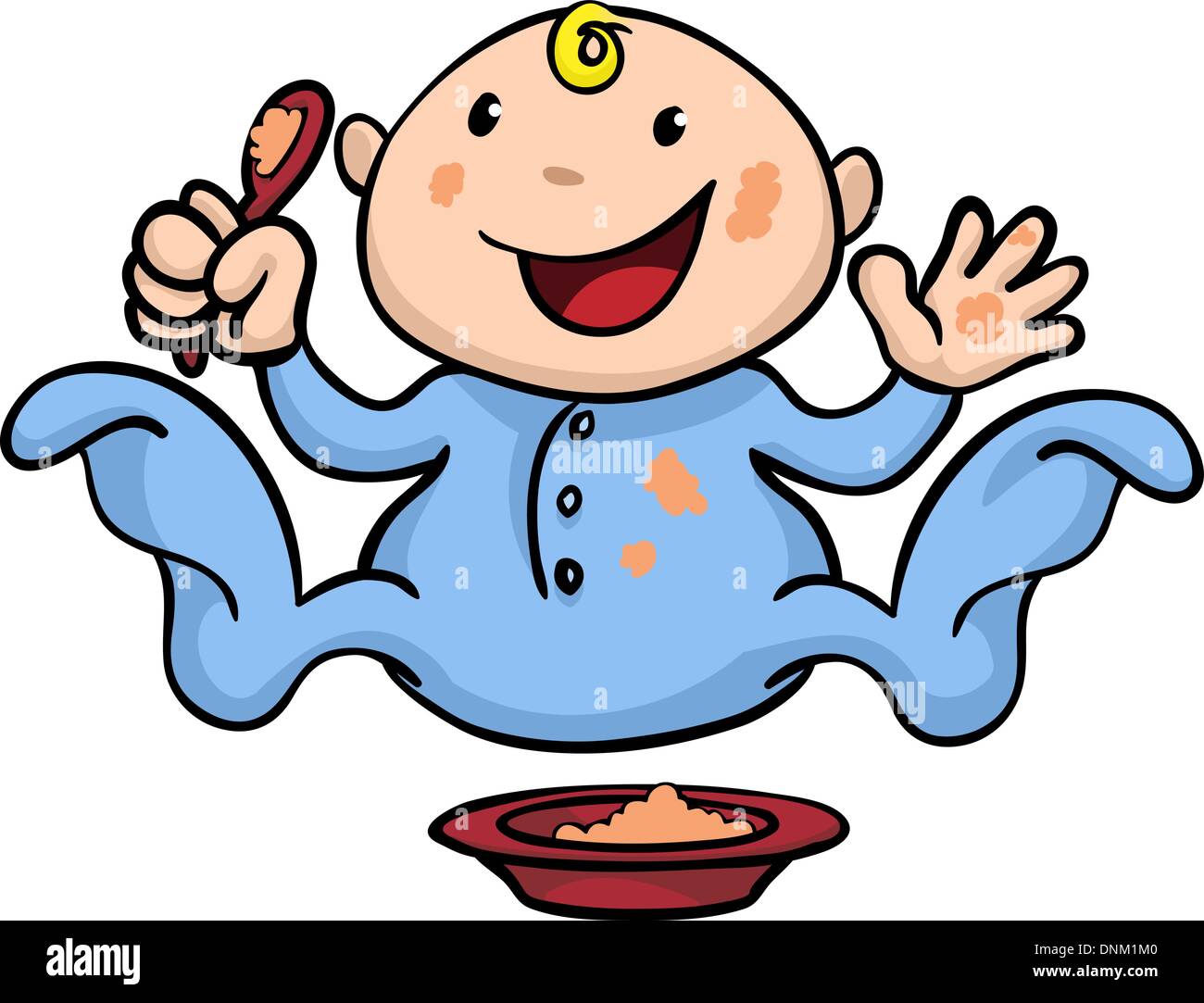 Clipart illustration of a happy cute baby weaning playing and eating his or her food Stock Vector Image & Art - Alamy Clipart illustration of a happy cute baby weaning playing and eating his or her food Stock Vector Image & Art - Alamy