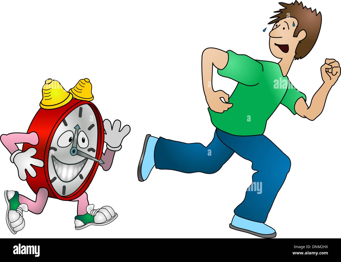 A Man Running Against The Clock Stock Vector Image Art Alamy a-man-running-against-the-clock-stock-vector-image-art-alamy