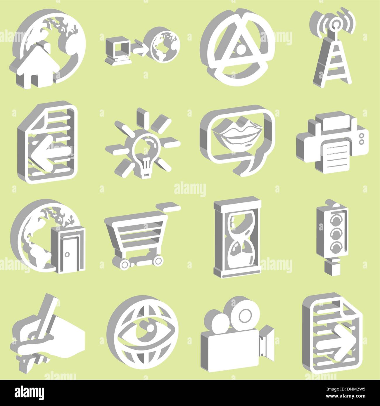 a set of internet web icons Stock Vector Image & Art - Alamy