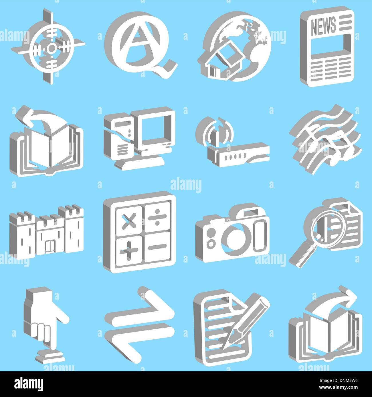 a set of internet web icons Stock Vector Image & Art - Alamy