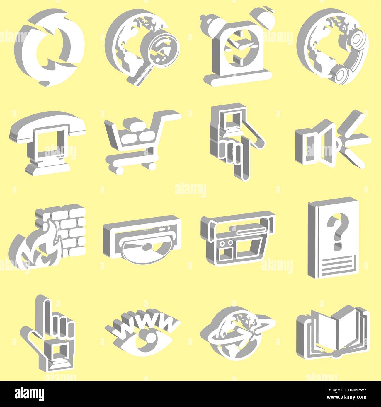 a set of internet web icons Stock Vector Image & Art - Alamy