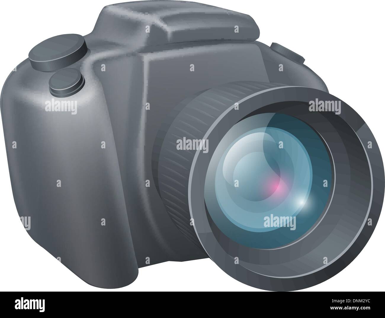 An illustration of a cartoon DSLR style camera Stock Vector Image & Art