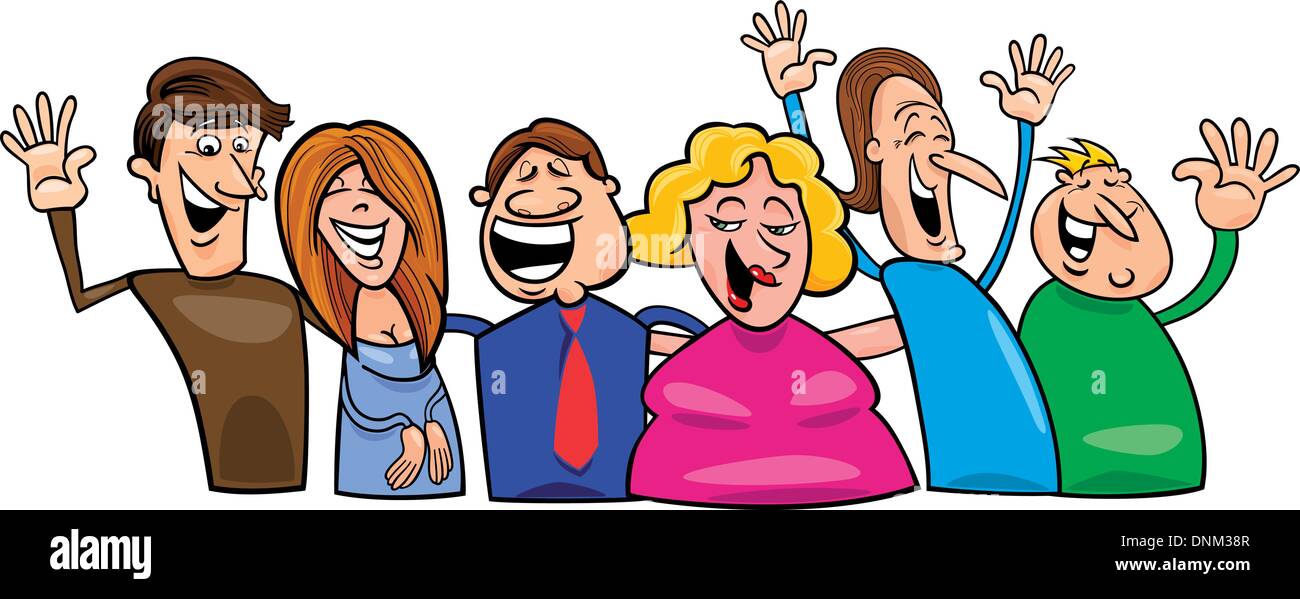 Cartoon illustration of hugging happy people group Stock Vector Image & Art - Alamy Cartoon illustration of hugging happy people group Stock Vector Image & Art - Alamy