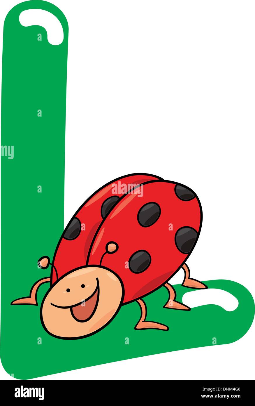 cartoon illustration of L letter for ladybug Stock Vector Image & Art - Alamy cartoon illustration of L letter for ladybug Stock Vector Image & Art - Alamy