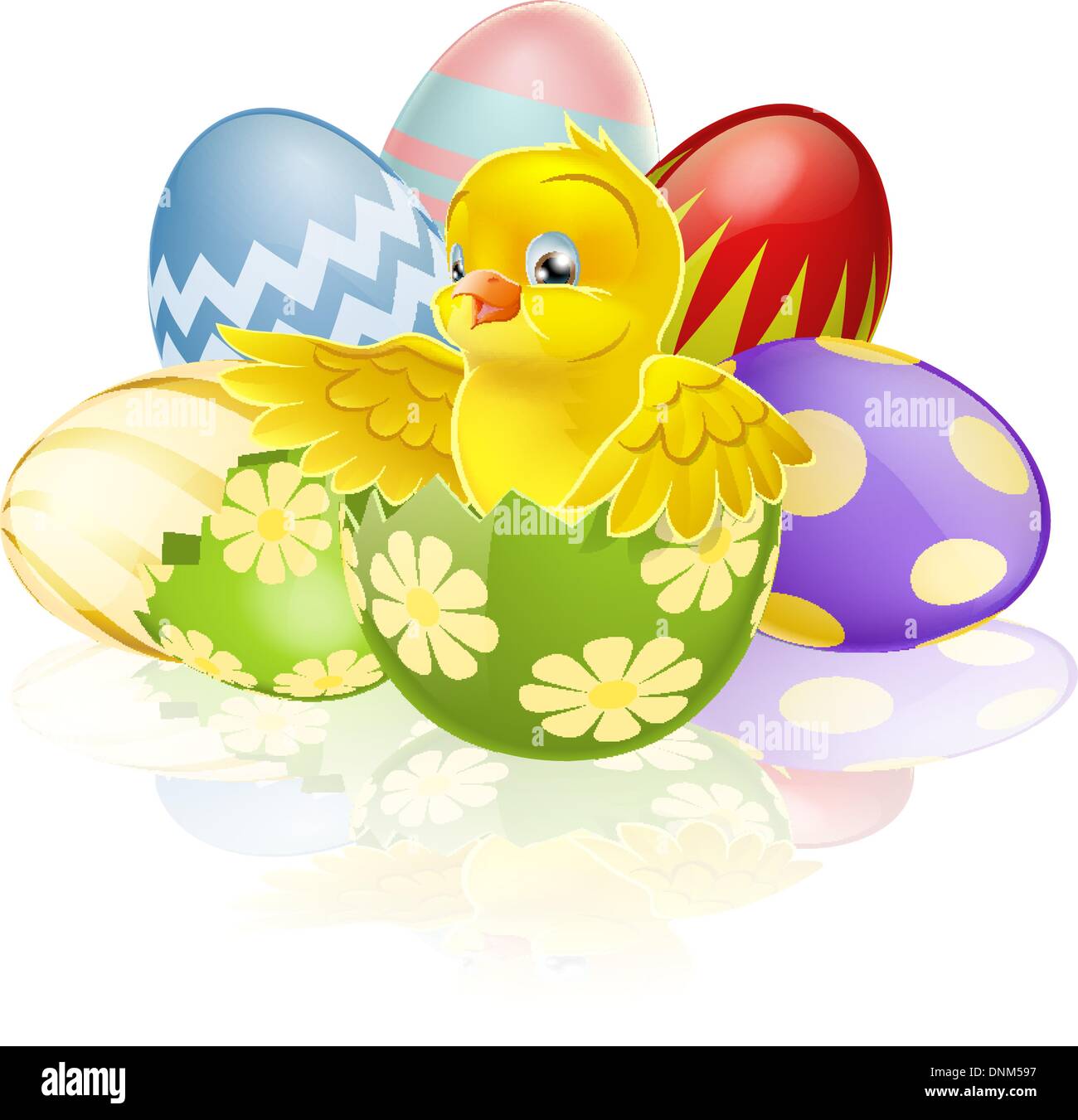 Easter Chocolate BrokenEgg Clip Art Image​