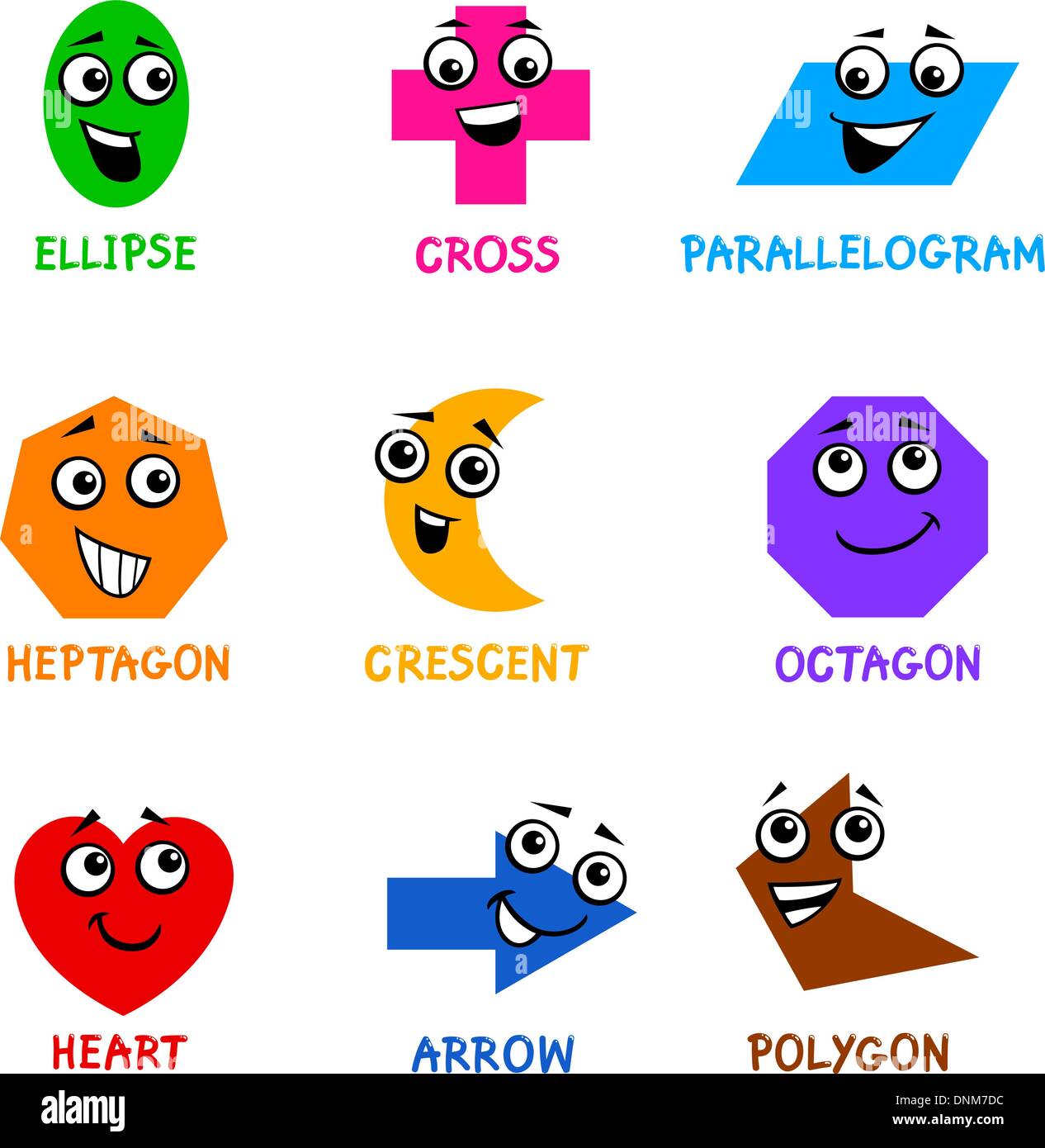 cartoon character using geometrical shapes cartoon character using geometrical shapes