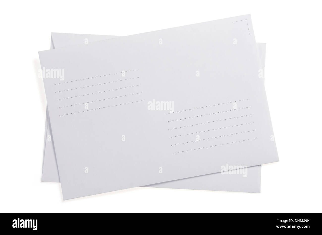 envelope isolated on white background Stock Photo - Alamy