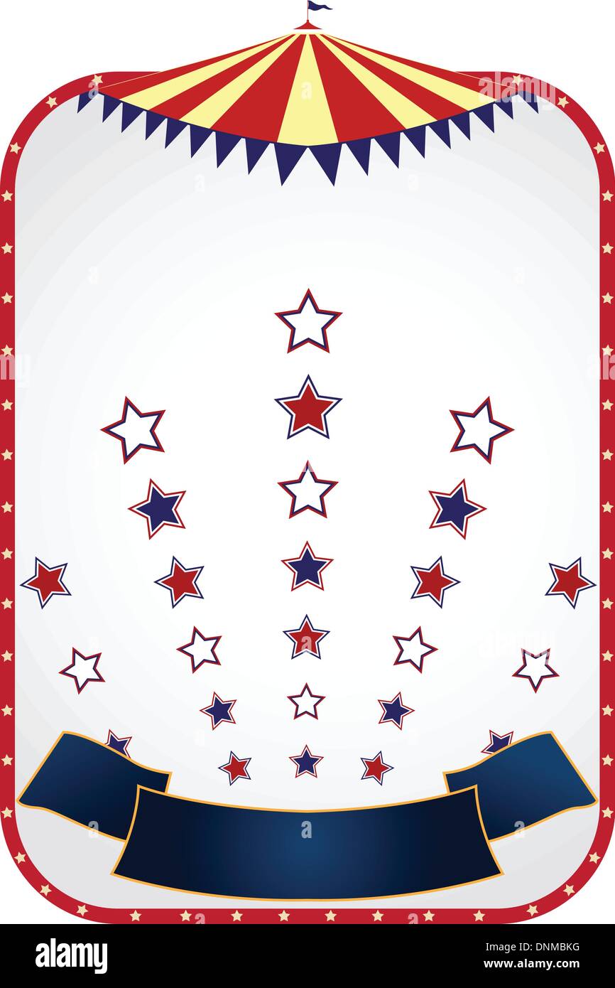 A vector illustration of circus tent background design Stock Vector ...