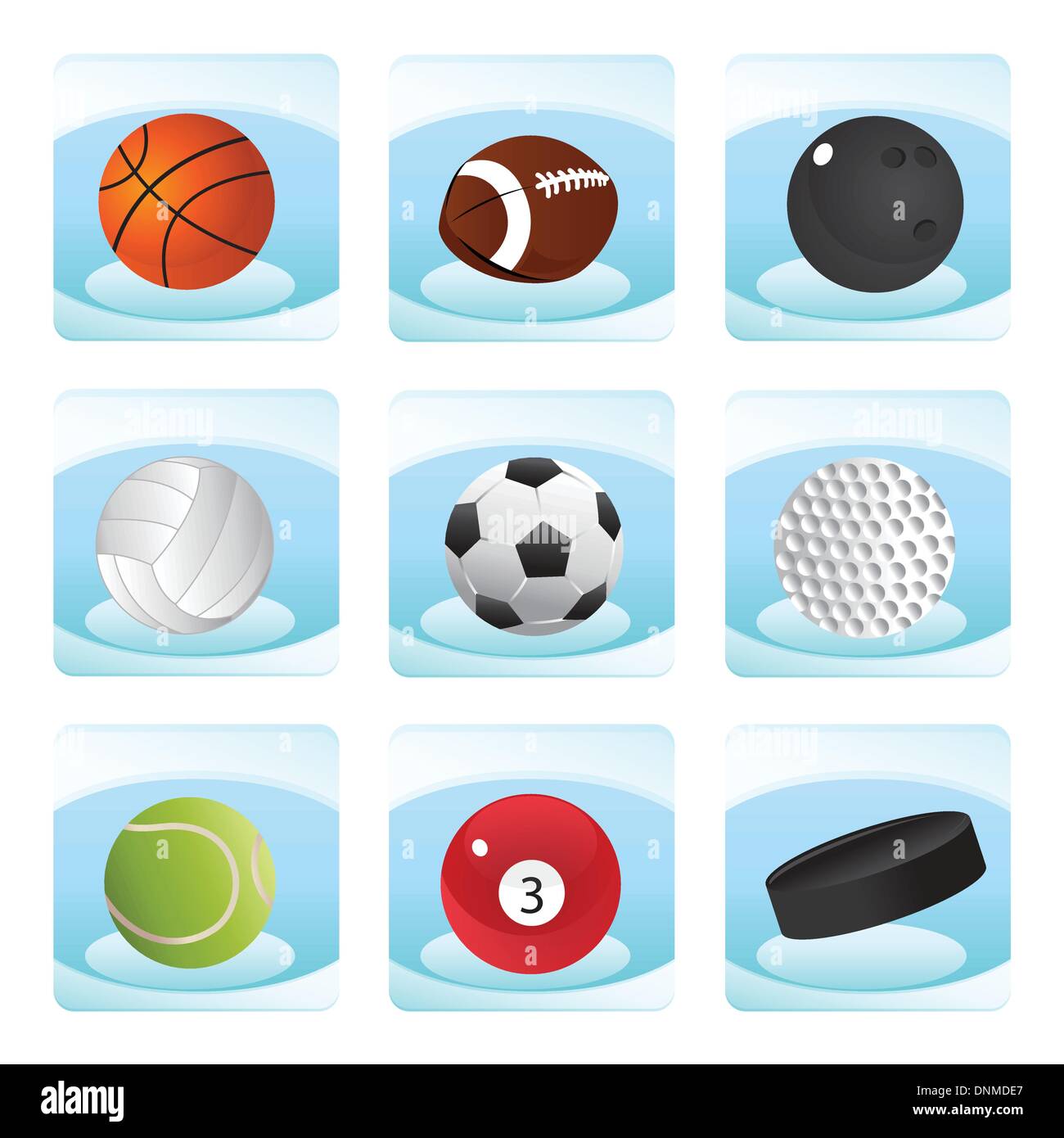 A vector illustration of a collection of sport icons Stock Vector Image ...