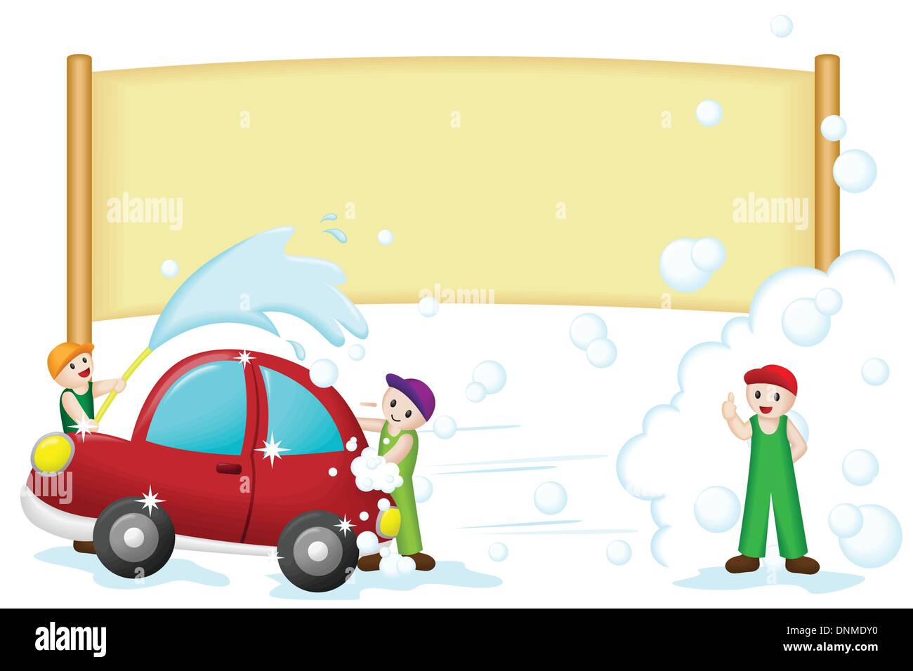 Car wash vector vectors hi-res stock photography and images - Alamy
